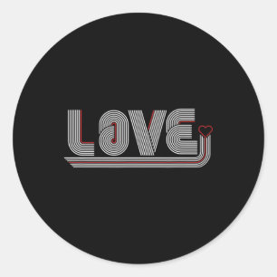 Adesivo Coração de Amor Design de Dia dos Namorados