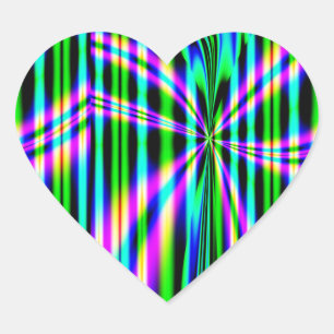 Adesivo Coração De-Deu laços