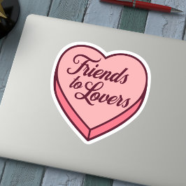 Adesivo Coração de doce - Amigos aos Amantes