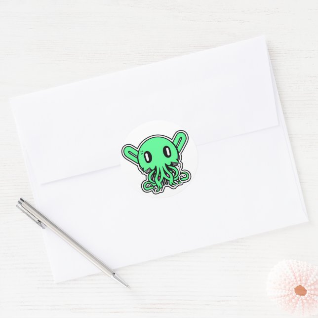 Adesivo Coração de Eldritch Cute (Envelope)