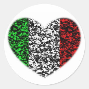 Adesivo Coração de Italia