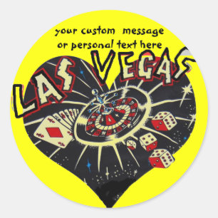 Adesivo Coração de Las Vegas