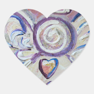 Adesivo Coração Decretos Personalizados do Love Angel Art