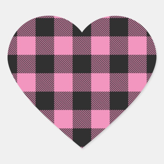 Adesivo Coração Deer Hunting Lodge Chá de fraldas Barras Rosa (Frente)