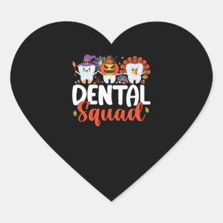 Adesivo Coração Dentista Dente Dente Dente Dentária do Esquadrão D