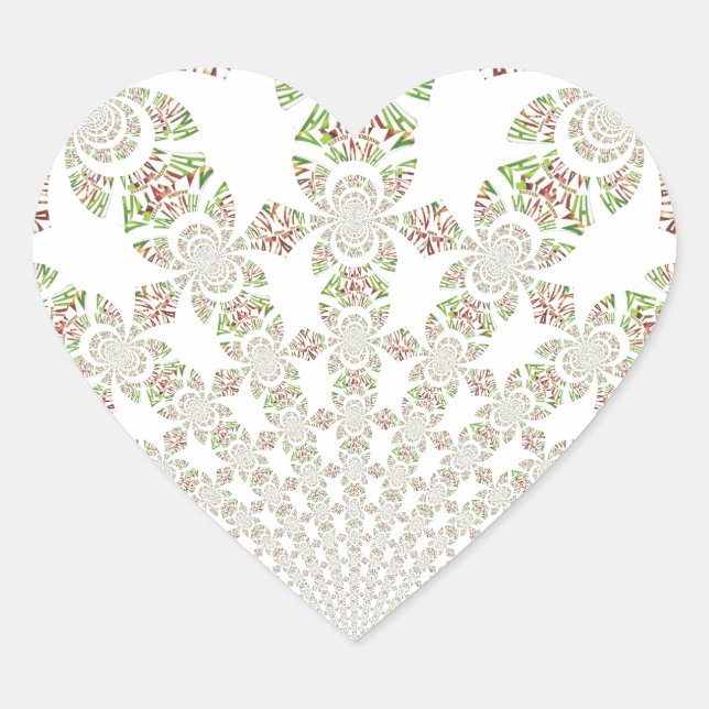 Adesivo Coração Design de Hakuna Matata Única: Serene Vibes (Frente)