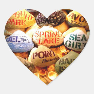 Adesivo Coração Deus abençoe do Jersey Shore Sticker