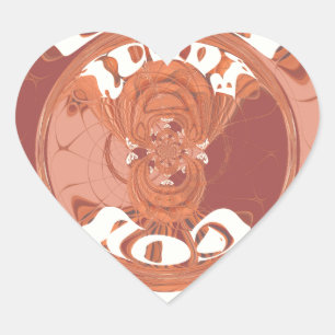 Adesivo Coração Deus abençoe Seu Design de texto Inspiracional.