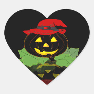 Adesivo Coração Dia de basquete do Stickers Halloween
