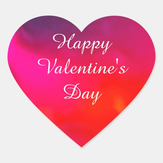 Adesivo Coração Dia de os namorados (Frente)