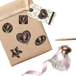 Adesivo Coração Dia de os namorados com ave canária