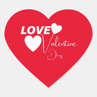 Adesivo Coração Dia dos Namorados Românticos