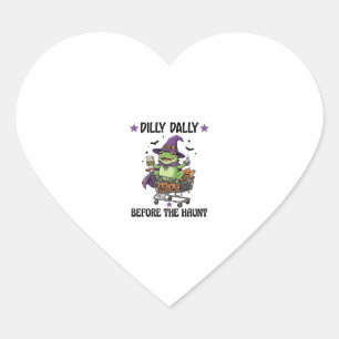 Adesivo Coração Dilly Dally Antes de Compras de Halloween da Sapo