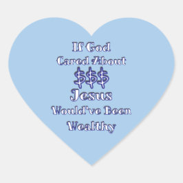 Adesivo Coração Dinheiro não é tudo