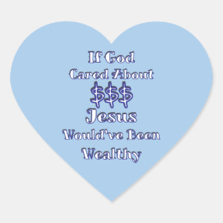 Adesivo Coração Dinheiro não é tudo