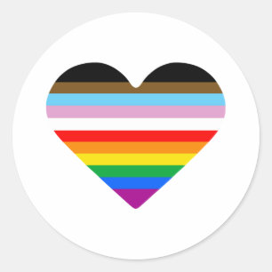 Adesivo Coração do POC LGBTQ