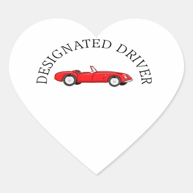 Adesivo Coração Driver designado (Frente)