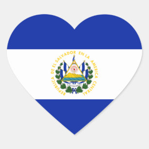 Adesivo Coração El Salvador