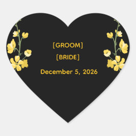 Adesivo Coração Elegant Luxury Envelope Seal Template