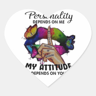 Adesivo Coração Empowring Lips Influence Your World