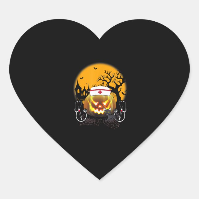 Adesivo Coração Enfermeira Entusiasmada Enfermeira Entusiasmada Ha (Frente)