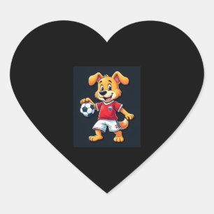 Adesivo Coração Engraçado Cachorro Rússia Futebol Jersey Foo Russo