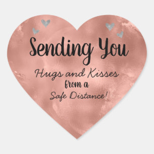 Adesivo Coração Enviando Amor