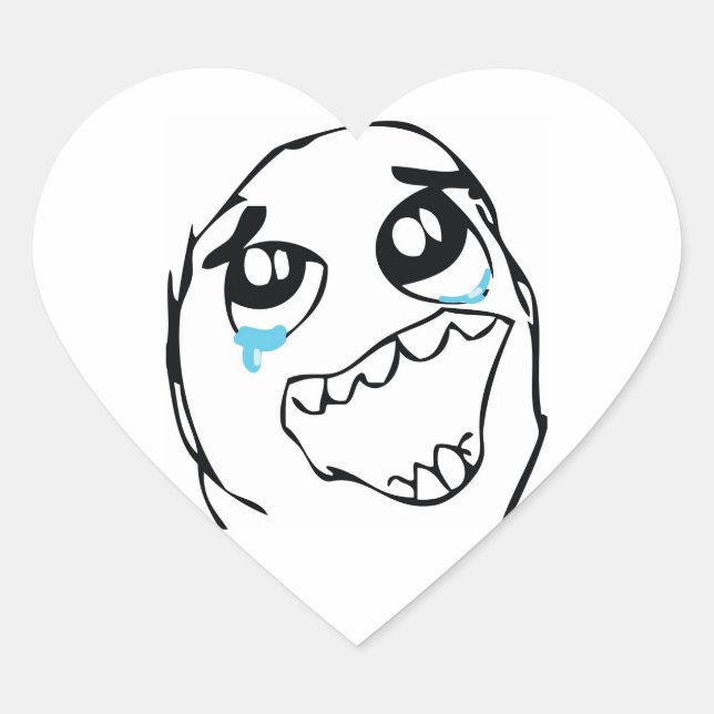 Adesivo Coração Epic Win (Frente)