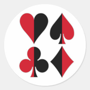 Adesivo Coração Espada Diamante Clube