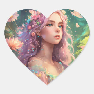 Adesivo Coração Espingardas do Coração de Flores da Madeira