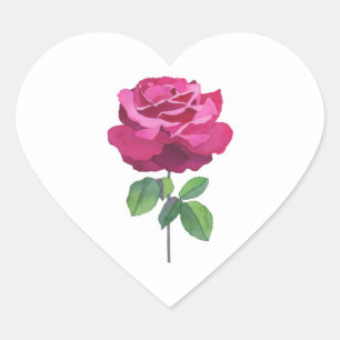 Adesivo Coração Essência cor-de-rosa