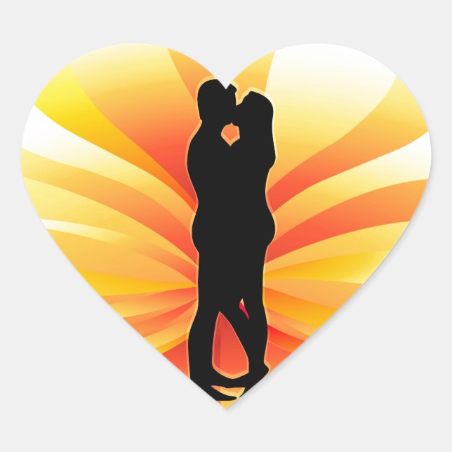 Adesivo Coração Este Beijo... (Frente)