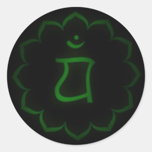 Adesivo Coração Estenciada Chakra - Anahata