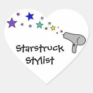 Adesivo Coração Estilista de Starstruck - estrelas do arco-íris &