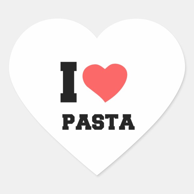 ADESIVO CORAÇÃO EU ADORO PASTA (Frente)