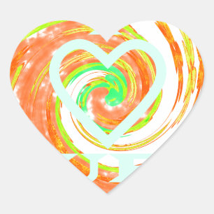 Adesivo Coração Eu adoro Surf: Belo Floral com Legal Arte de Texto