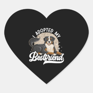 Adesivo Coração Eu Adotei O Resgate De Cachorro Do Meu Melhor Amig