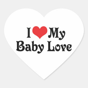 Adesivo Coração Eu Amo Meu Amorzinho
