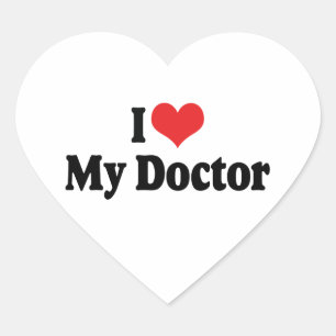 Adesivo Coração Eu Amo Meu Médico do Coração