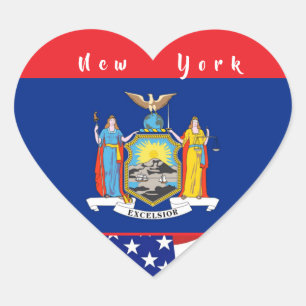 Adesivo Coração Eu amo Nova York