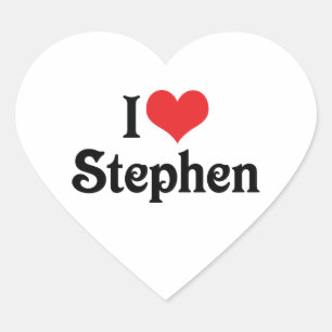 Adesivo Coração Eu Amo Stephen