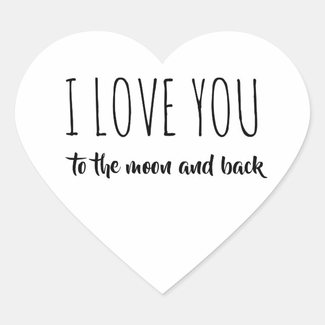 ADESIVO CORAÇÃO EU TE AMO (Frente)