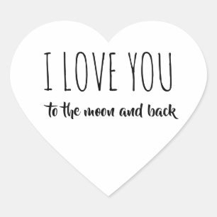 ADESIVO CORAÇÃO EU TE AMO