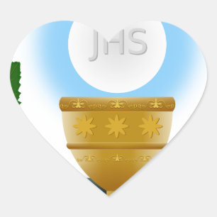 Adesivo Coração eucarista