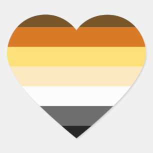 ADESIVO CORAÇÃO FAIXAS DE ORDENS DE URSO