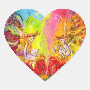 Adesivo Coração FEIRAS DE DAWN, Fantasia