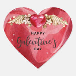Adesivo Coração Feliz Dia das Galentinas