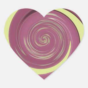 Adesivo Coração Feliz Dia de Ação de Graças Belo Design de Arte de