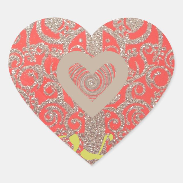 Adesivo Coração Feliz Feriados Vermelho design (Frente)