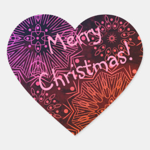 Adesivo Coração Feliz Natal!